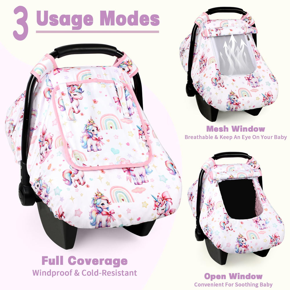 HNHUAMING minky dot backing adds soft comfort against delicate skin.