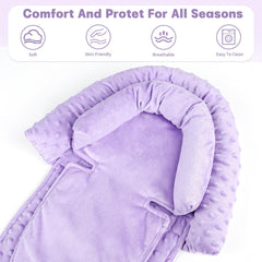 HNHUAMING infant car seat insert body support helps align spine during travel
