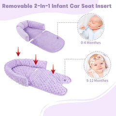 HNHUAMING strap pads protect shoulders from seat belt irritation on long trips