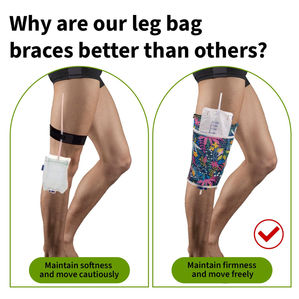 HNYG Catheter Leg Bag Holder washable design simplifies daily cleaning.