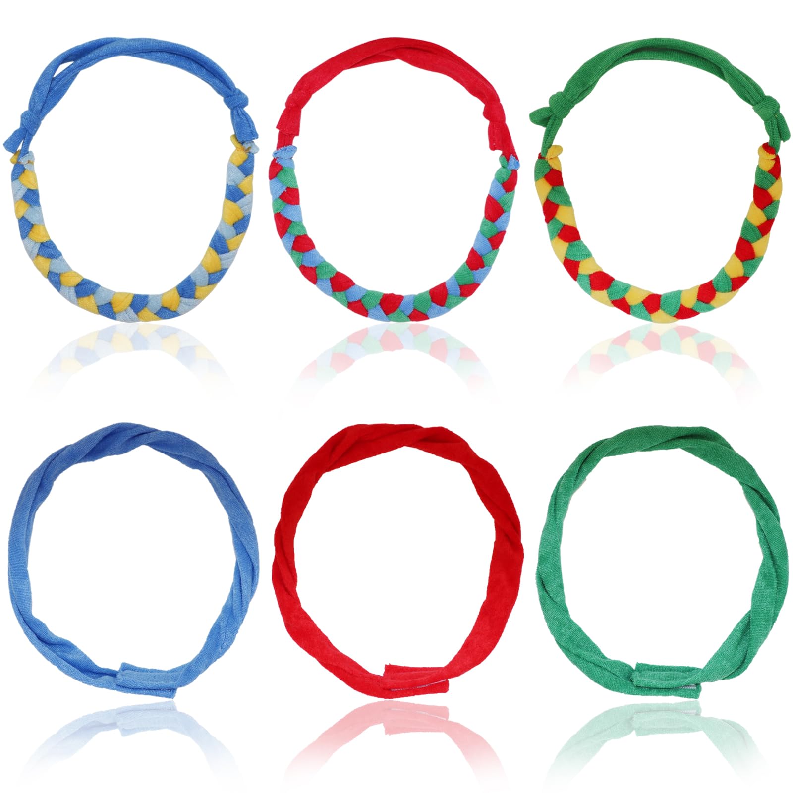 Hoaisun chewy necklaces terry cloth absorbent fabric for mess-free wear