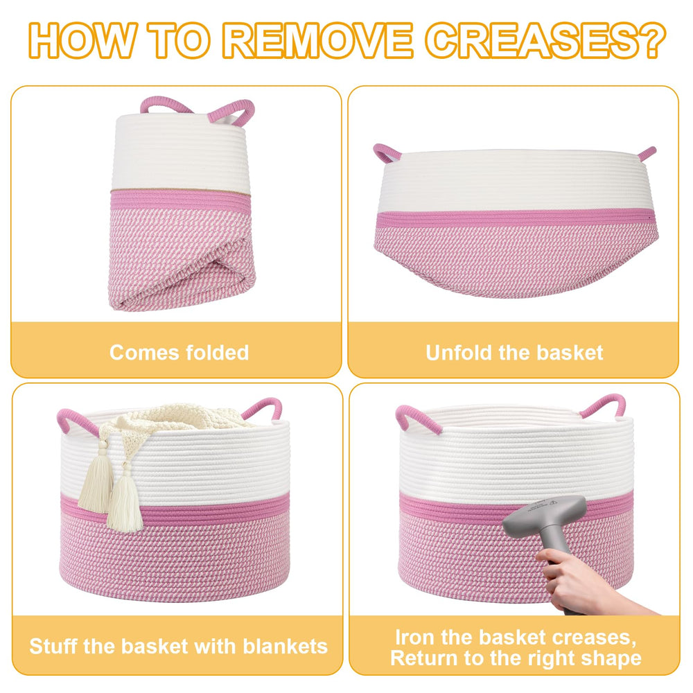 HOBASKET baby gift basket adds natural charm and versatility.