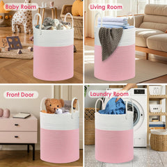 HOBASKET basket with built-in handles for easy transport around the home