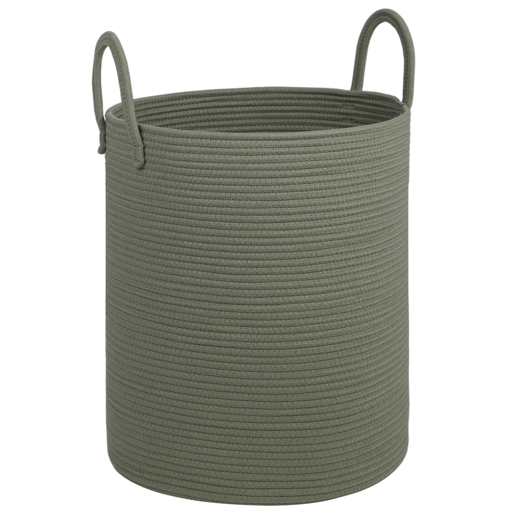 HOBASKET large laundry basket with 55L capacity for blankets and laundry.