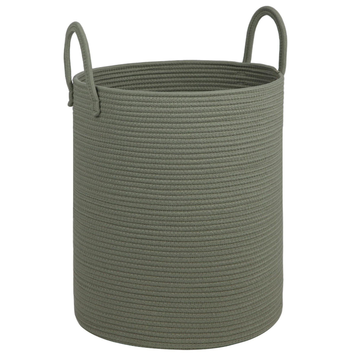 HOBASKET large laundry basket with 55L capacity for blankets and laundry.