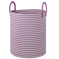 HOBASKET large cotton rope laundry basket with handles for blankets and laundry