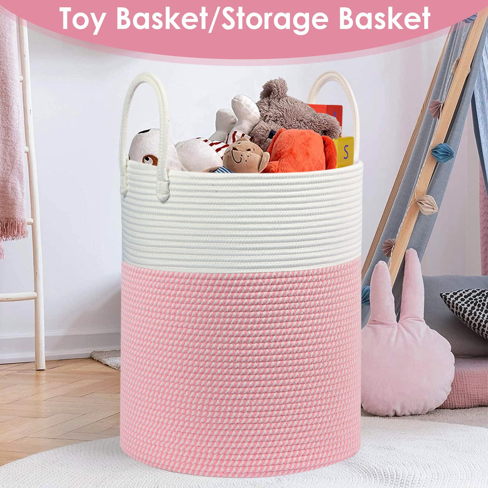 HOBASKET nursery storage basket organizing blankets and small items