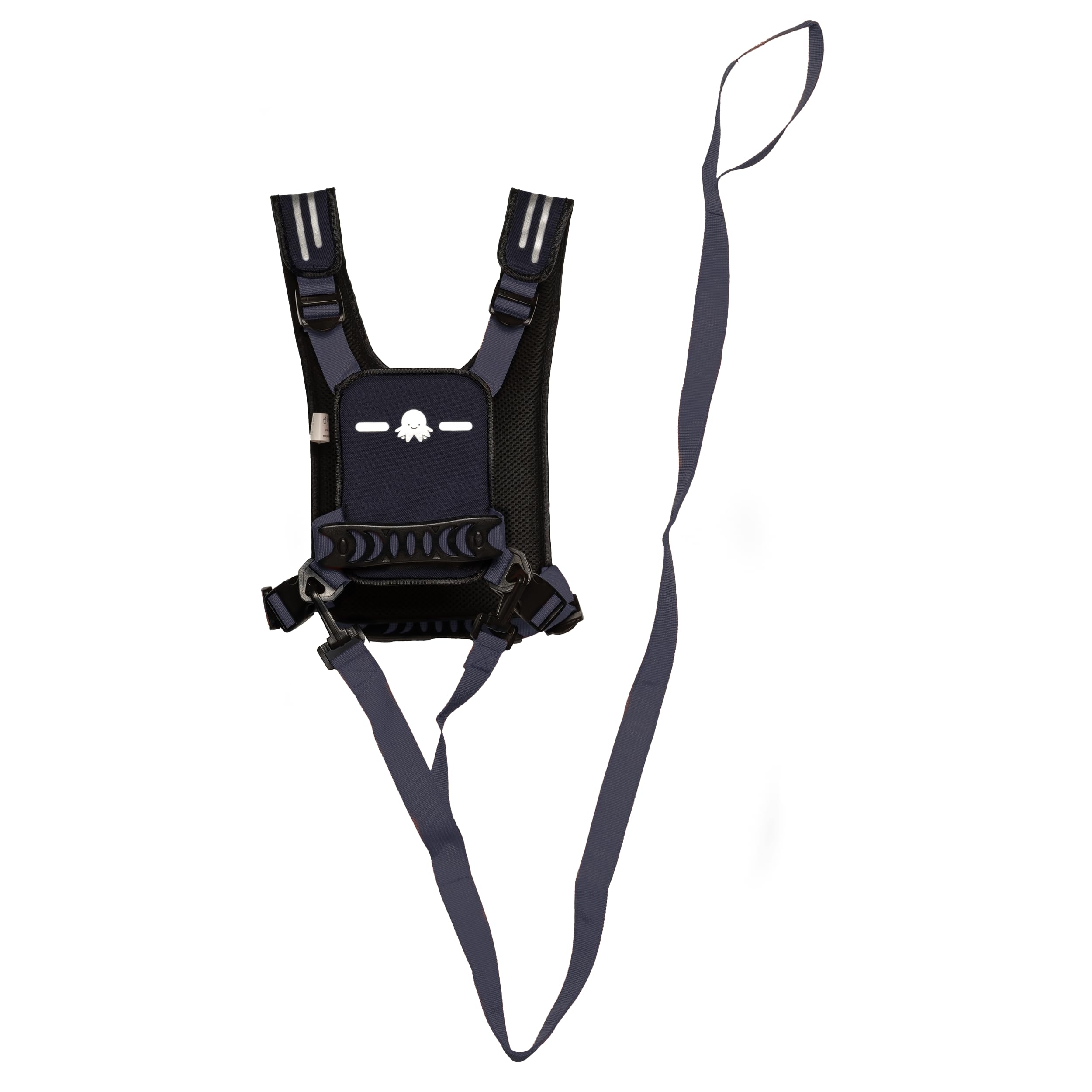 Hobble De Hoo Active XL Harness back view highlighting reinforced stitching for durability.