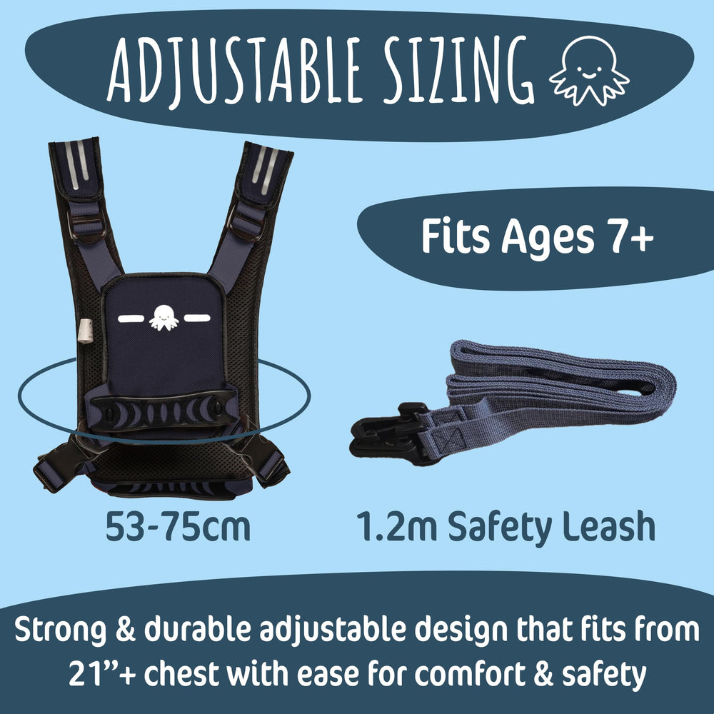 Hobble De Hoo Active XL Harness detachable leash for flexible supervision.