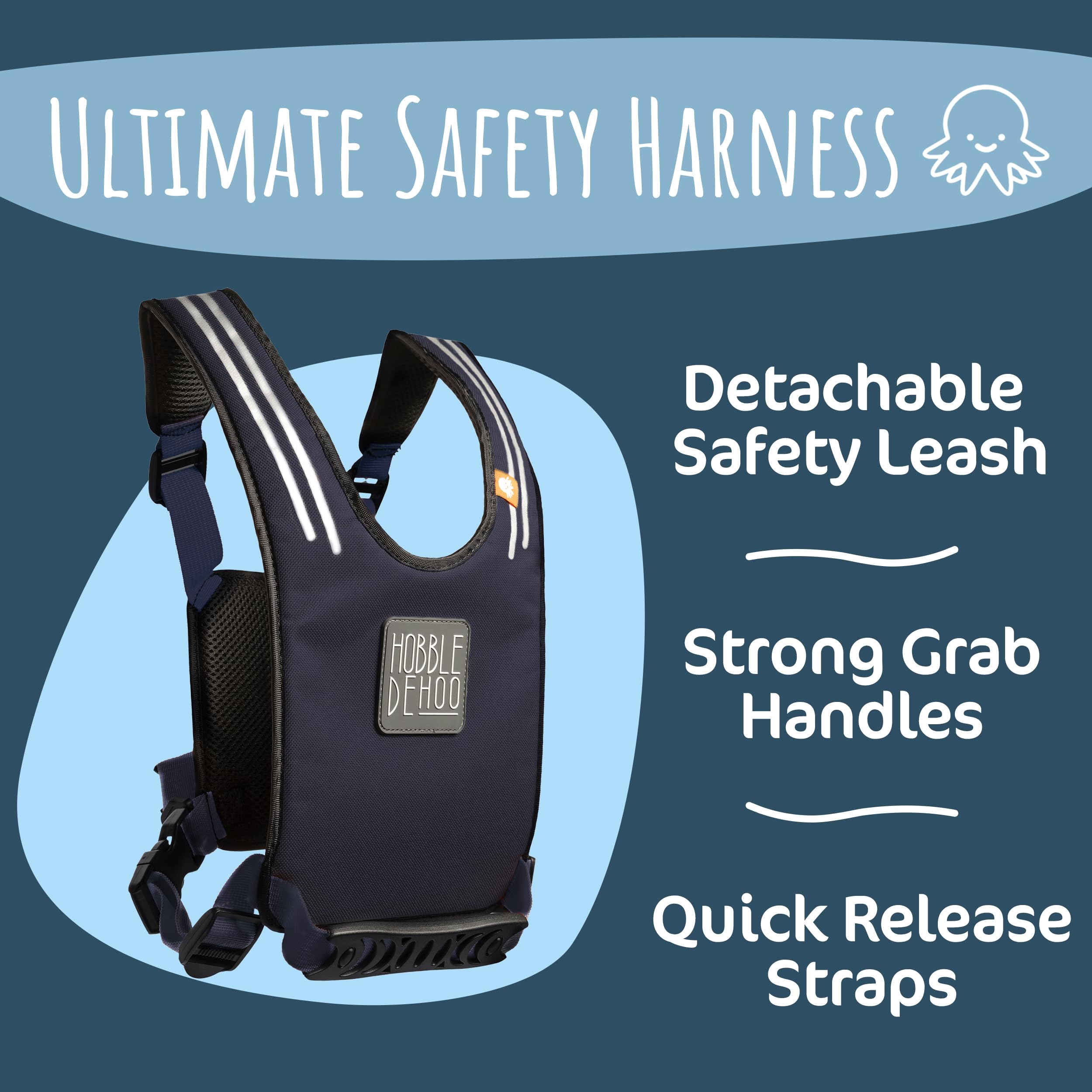 Hobble De Hoo Active XL Harness in use during outings for safety.