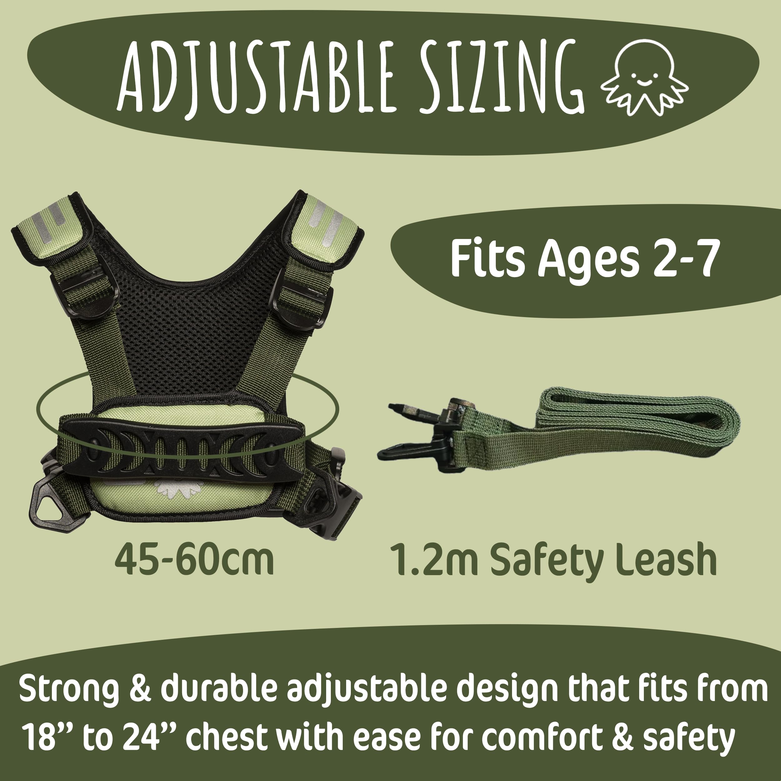 Hobble De Hoo adjustable straps ensure growing, comfortable fit