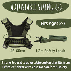 Hobble De Hoo adjustable straps ensure growing, comfortable fit