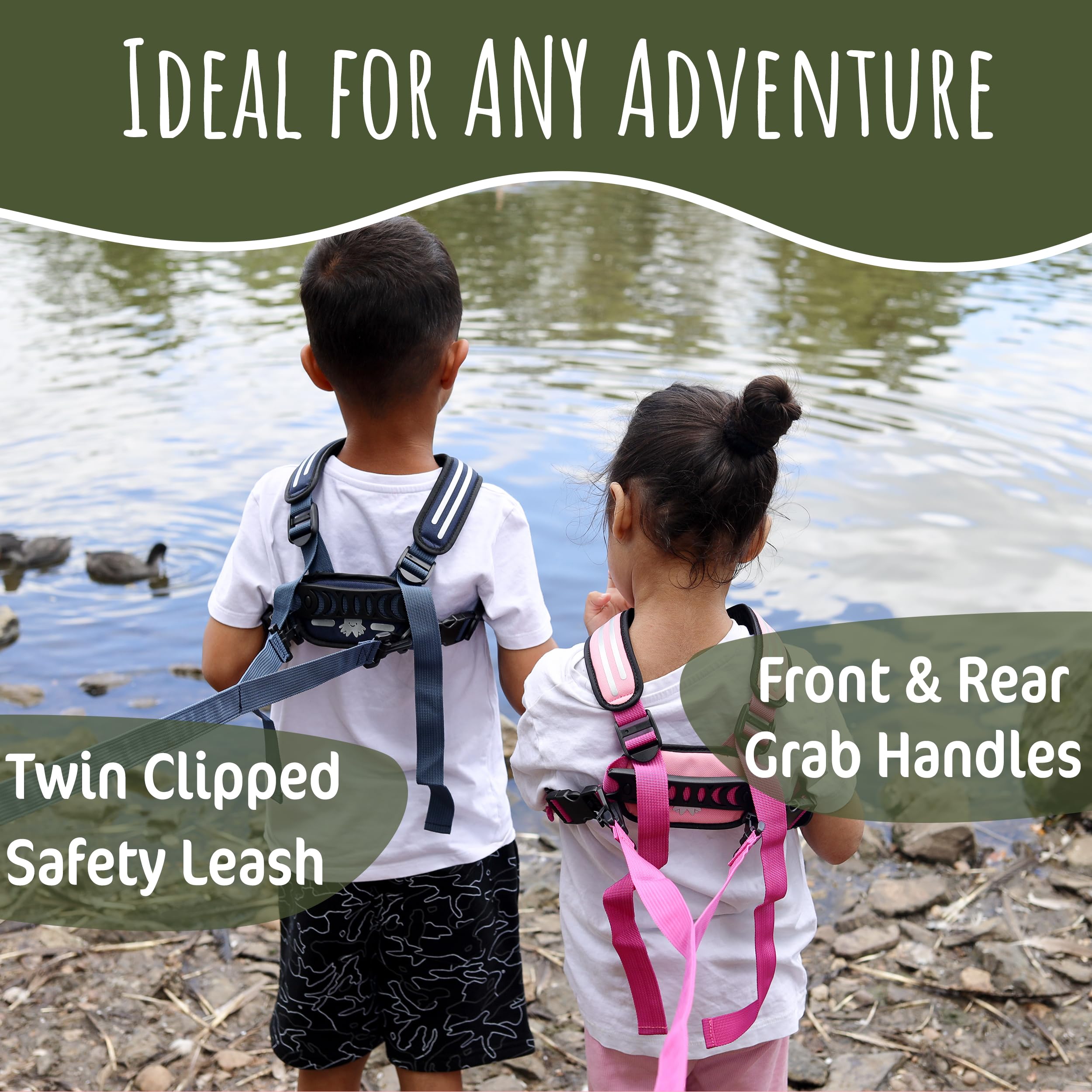 Hobble De Hoo front handle keeps parents in control in busy places
