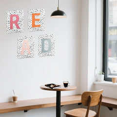 Hobrad Read Sign is removable without residue for flexible decorating.