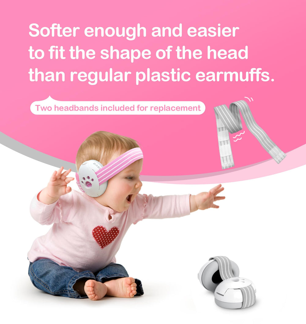 Hocazor HZ001 earmuffs include two headbands for easy daily replacement.