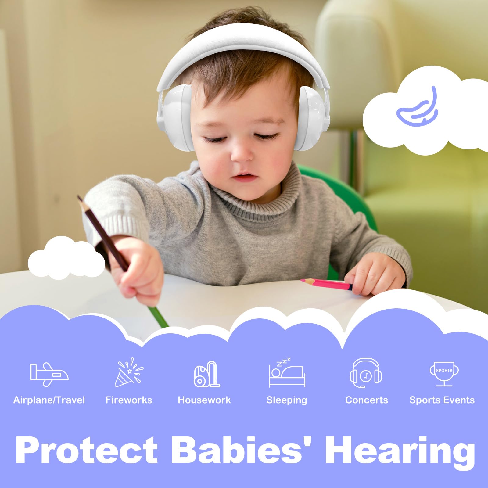 Hocazor HZ002 suitable for sleeping and travel to help your baby rest