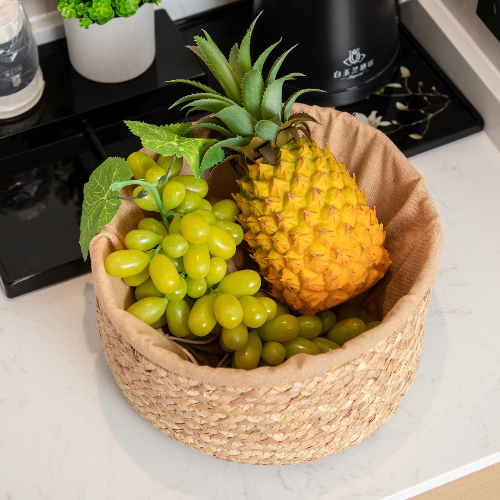 HODAKJUE cotton rope drawstring secures contents with boho charm.
