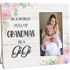 HODODAN Gigi frame front view with vibrant print for memories