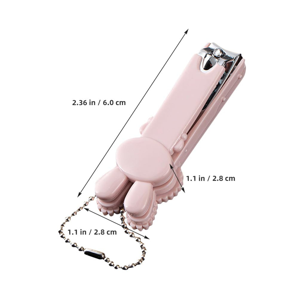Hoement nail scissors with sharp blades for clean cuts and smooth nail edges.