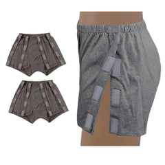 HOEOLYDI post-surgery boxer briefs with side-opening for easy care.