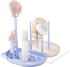 Hoerev baby bottle brush set cleans bottles gently without scratching