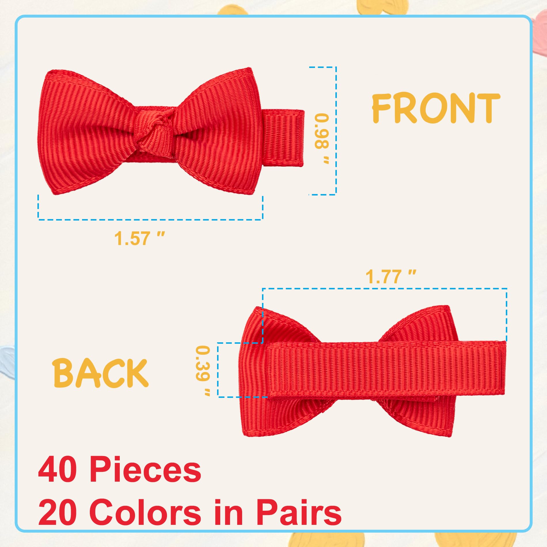 Hoewina grosgrain ribbons provide soft, comfortable wear