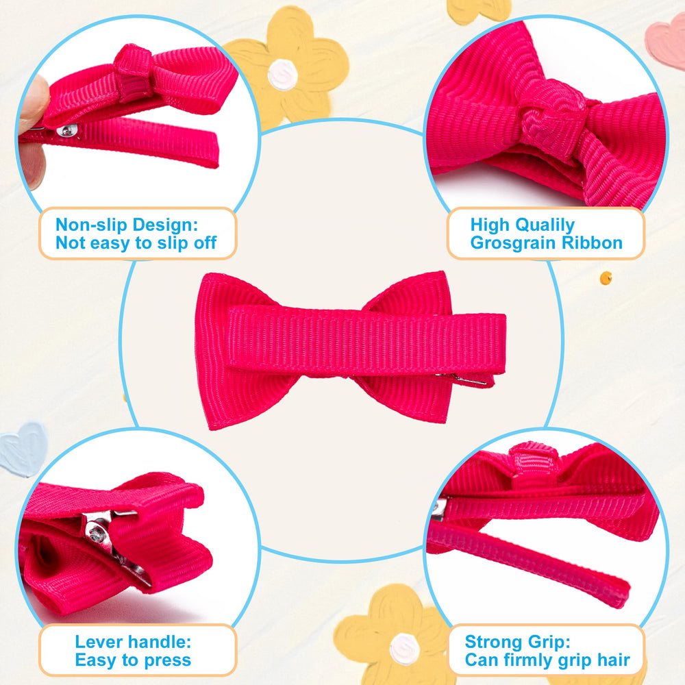 Hoewina 1.8-inch bows suitable for toddlers and children