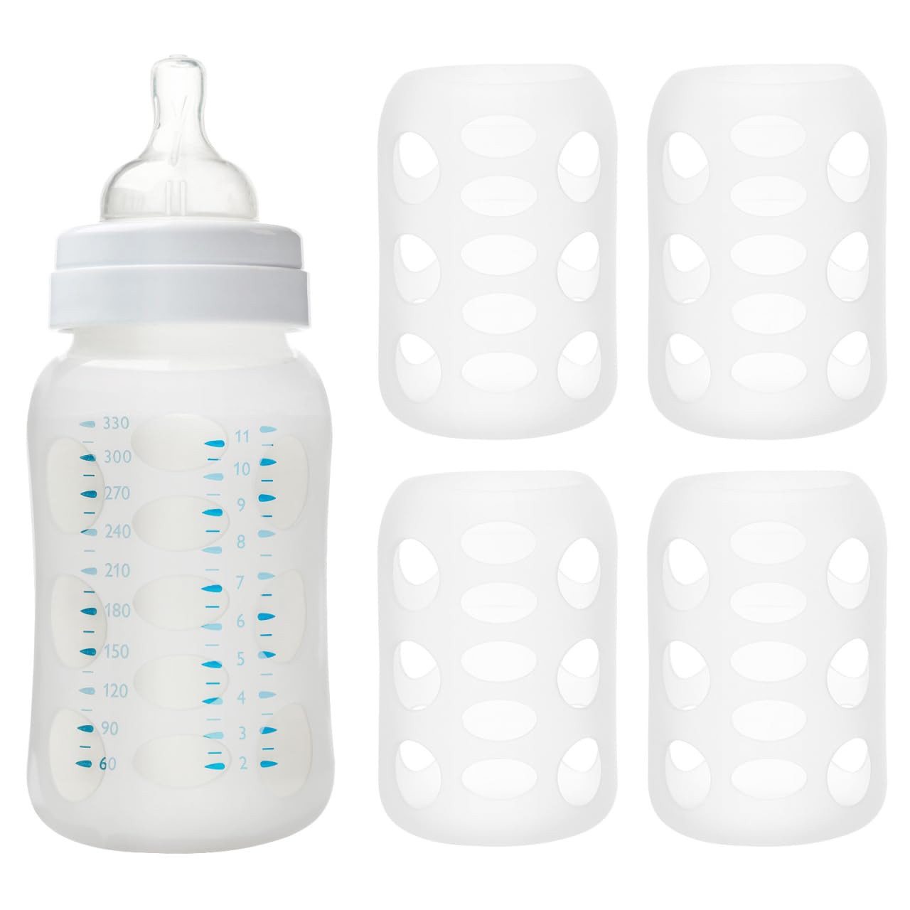 Hohopeti easy-install removable bottle covers simplify bottle changes