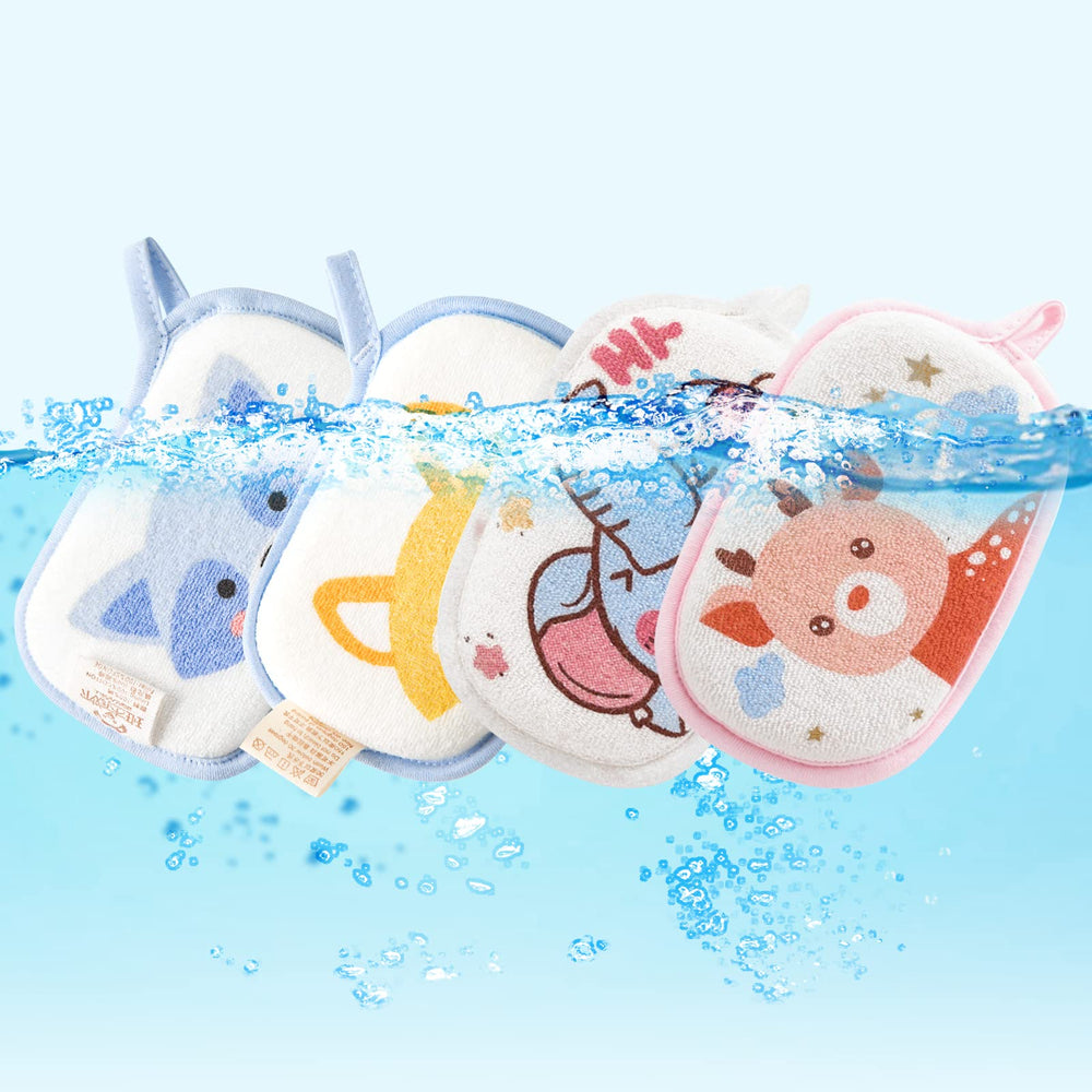Hokoad sponge features a hanging hole for simple drying and reuse.