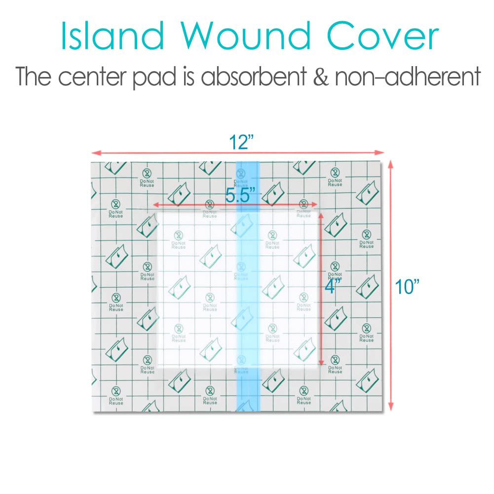 Gentle adhesive border sticks to skin without irritation for comfort.