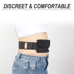 Hola Health G-tube pocket holder demonstrating stable, comfortable tubing