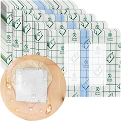 Hola Health ostomy shower cover in use keeps pouch dry during showers.