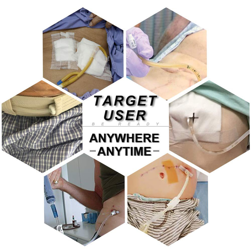 Hola Health peg-tube-holder accessory provides secure support for PEG and G-tubes.
