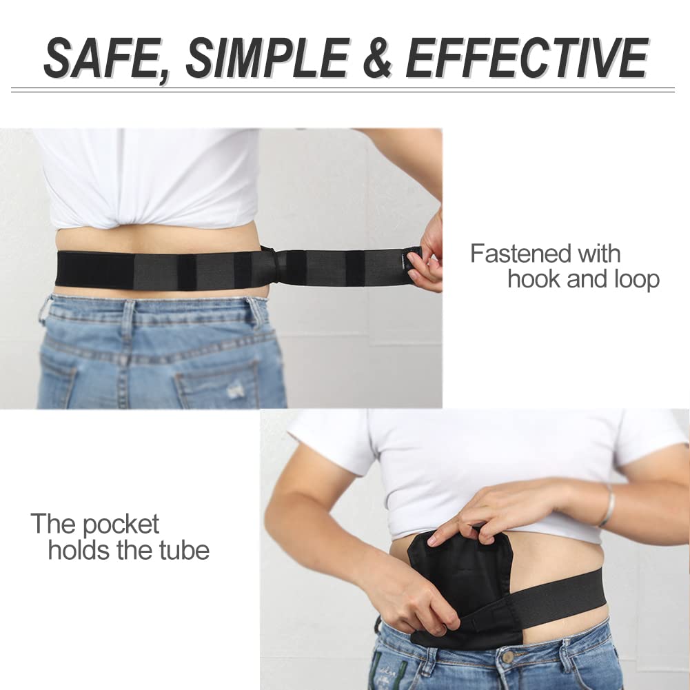 Hola Health peg tube support band provides gentle, reliable stabilization