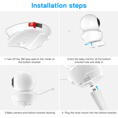 HOLACA Babysense twist-lock for easy one-handed repositioning.