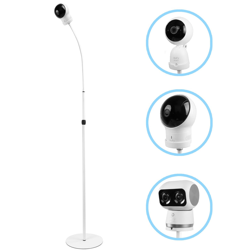 HOLACA floor stand with 36-inch adjustable height for Eufy monitors, secure setup