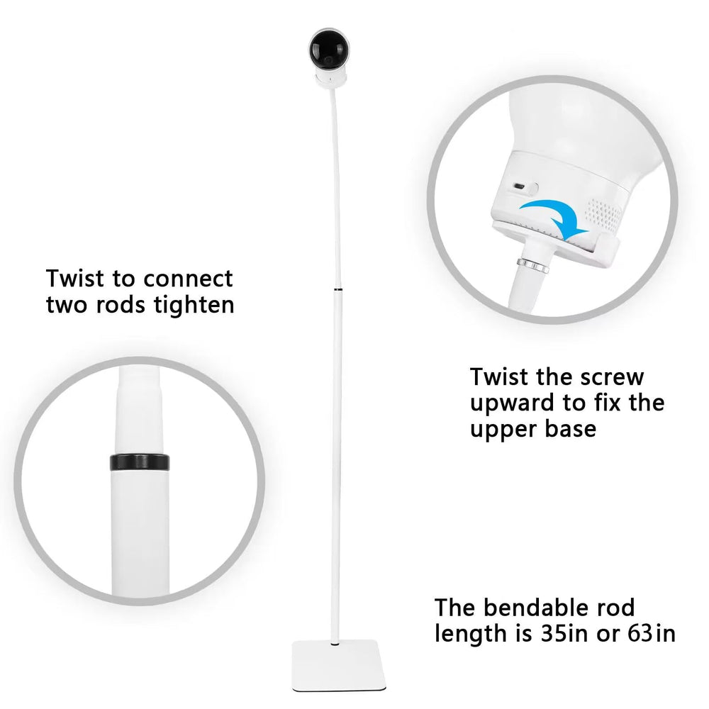 HOLACA floor stand is easy to install without tools.