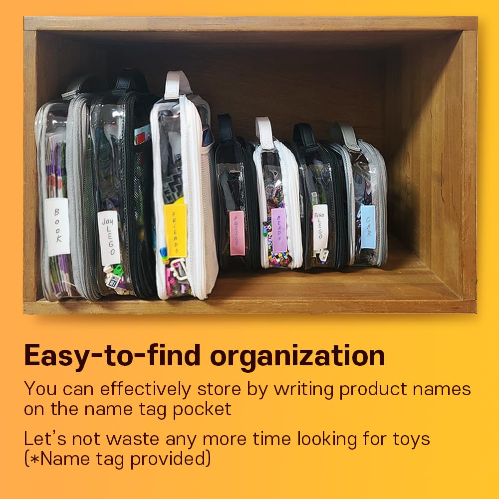 Holay durable zipper closure keeps blocks and toys secure during transit