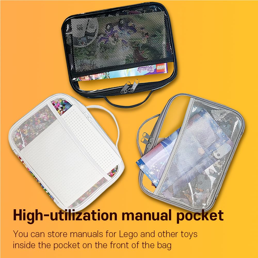 Holay manual pocket view, store manuals for quick reference during play or setup.