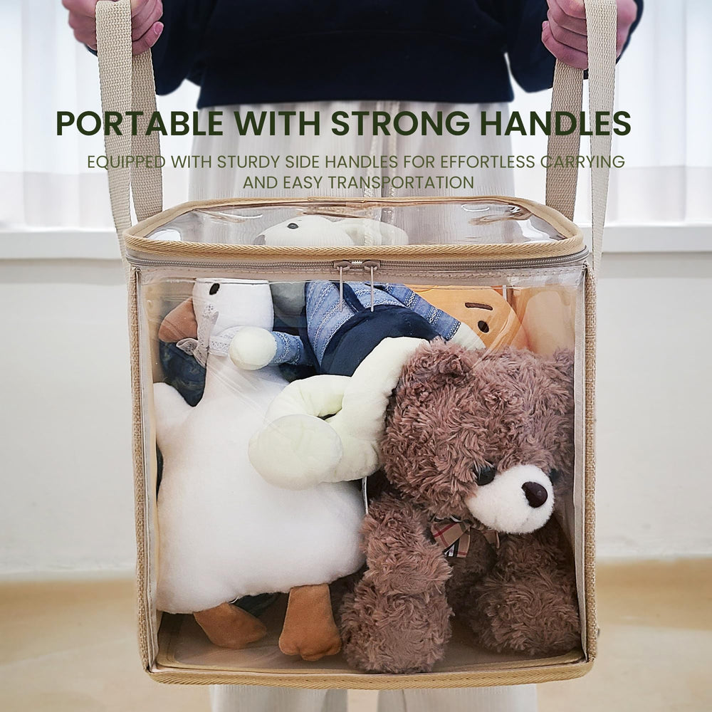 Holay bottom reinforced with cardboard supports to prevent sagging under heavier items.