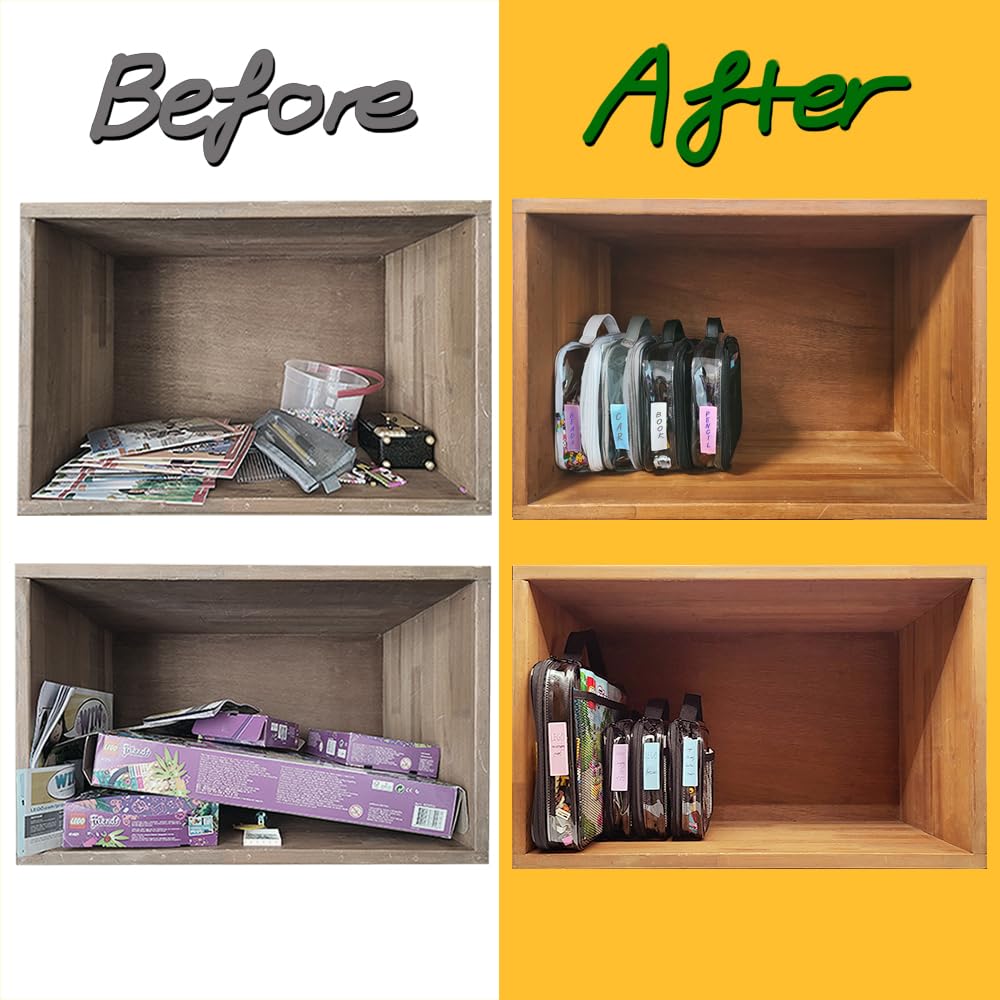 Holay transparent PVC organizer showing contents at a glance