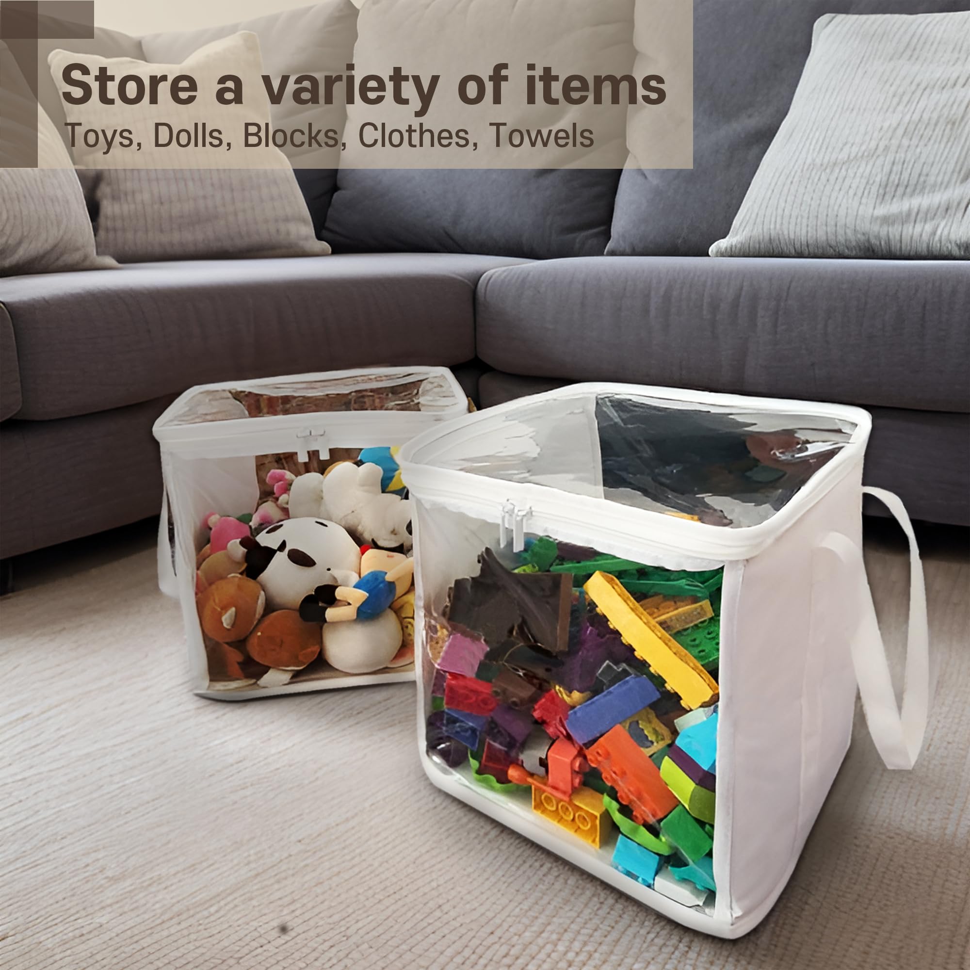 Holay two-pack helps organize toys, clothes, and books efficiently
