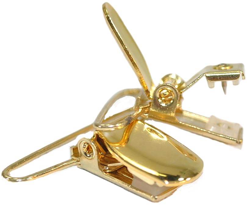 Hold-Up Gold No-Slip clip for 1-1/8 inch suspender, precise fit and durable design