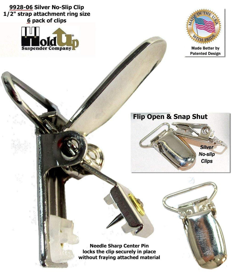 Hold-Up Suspender Co. in-use mitten clip highlights multifunctional grip for mittens and accessories.