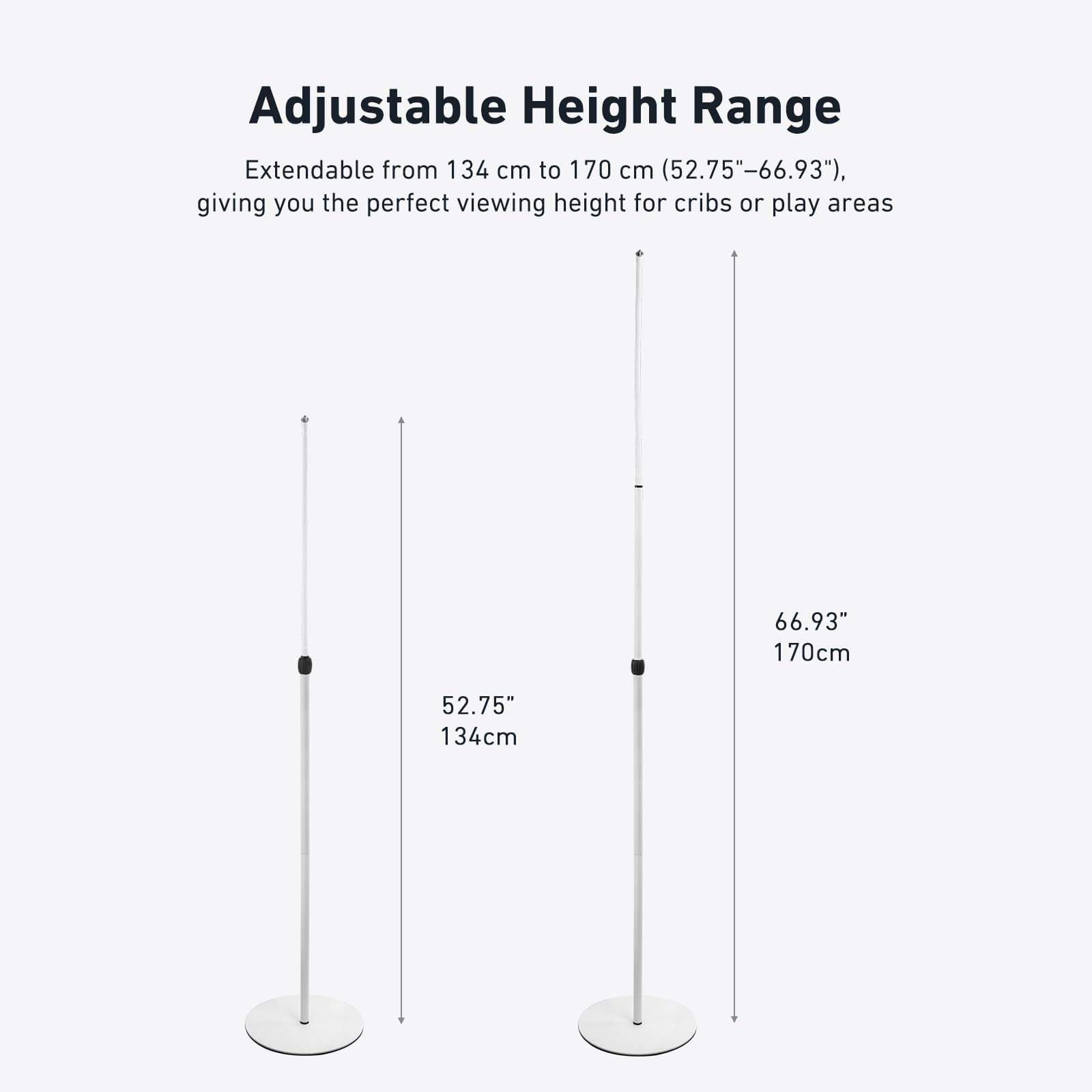 Flexible gooseneck angles the monitor for precise framing on Holicfun stand.