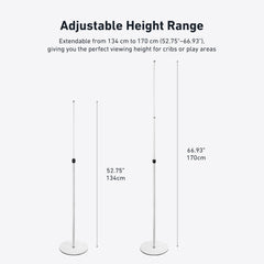 Flexible gooseneck angles the monitor for precise framing on Holicfun stand.