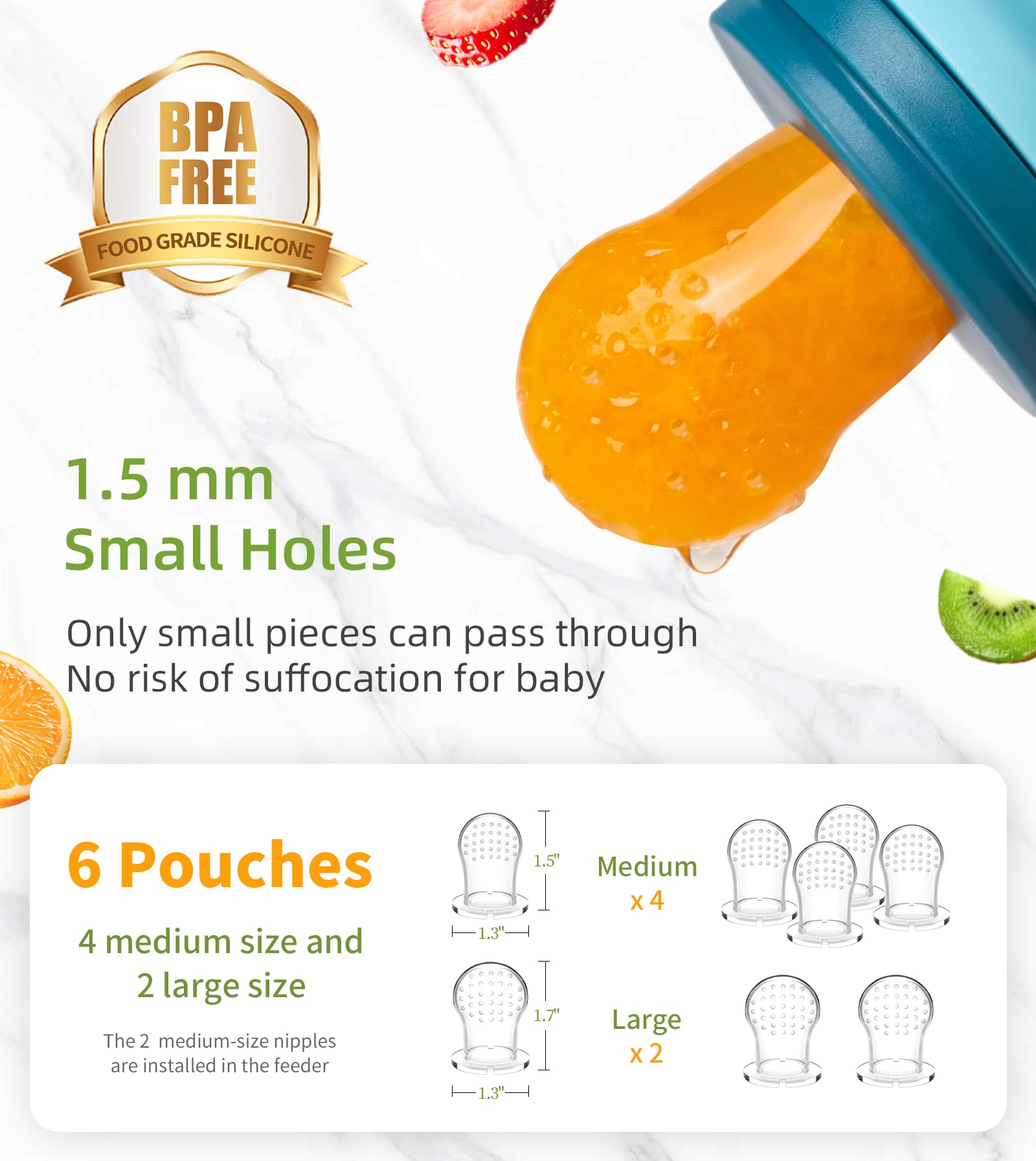 Holinduk silicone material is dishwasher safe for easy cleanup