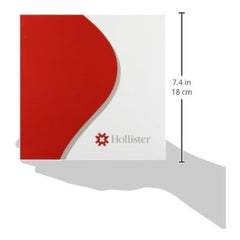 Hollister 14604 2-1-4 inch flange compatibility image highlighting standard pouch fit.