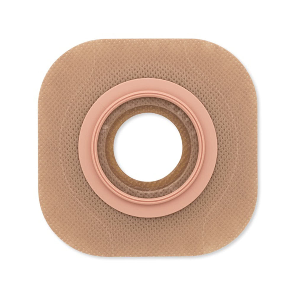 Hollister 14708 beige floating flange detail for easy pouch attachment.