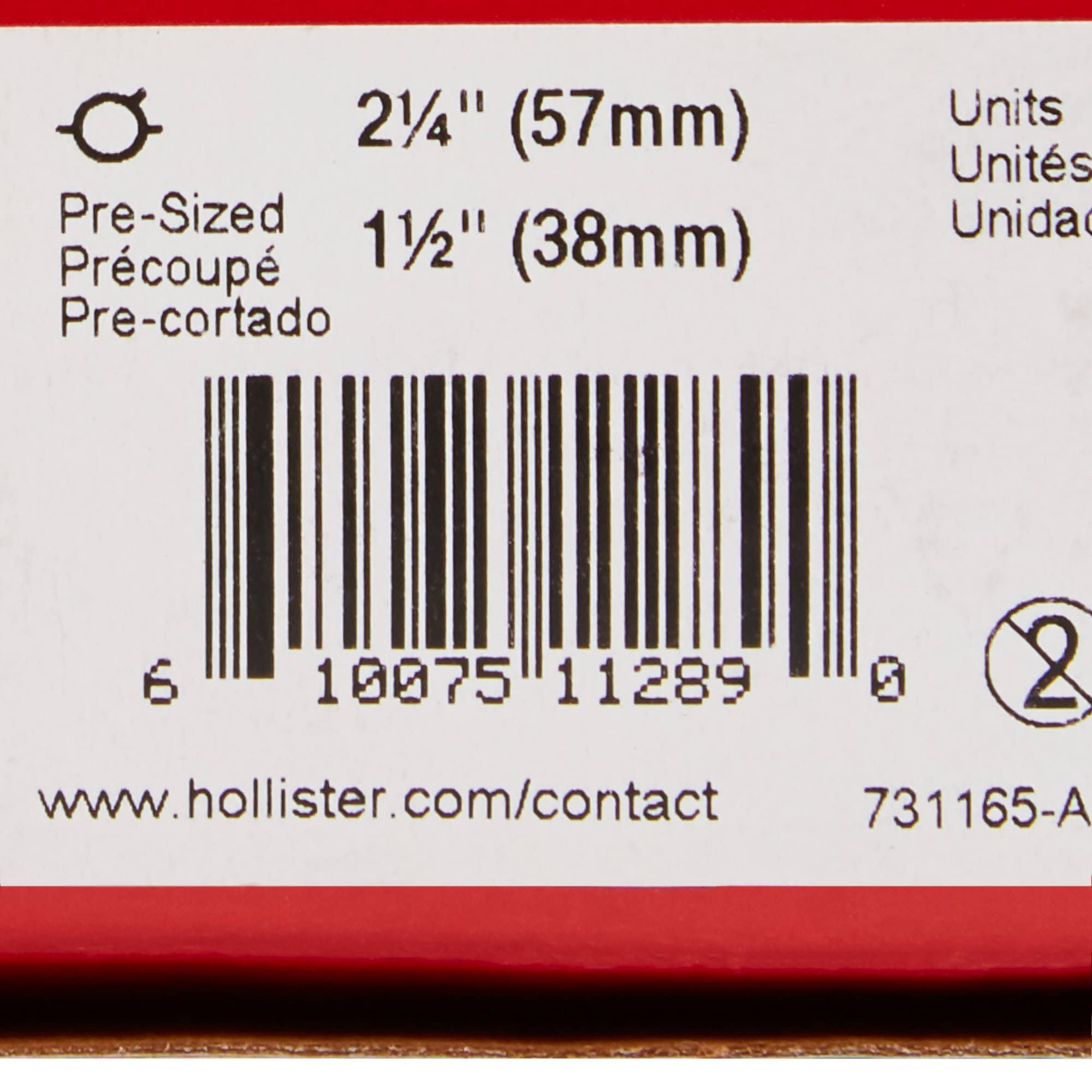 Hollister 14708 five-pack ostomy barrier for easy stocking and travel.